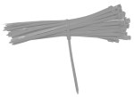 Cable tie 4.5 x 200mm Grey