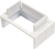 16MM X 16MM TRUNKING ADAPTOR FOR SURFACE BOXES