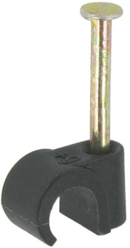 G-RAFF Round Cable Clips - Black