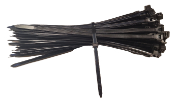 CABLES TIES 7.6MM X 370MM BLACK