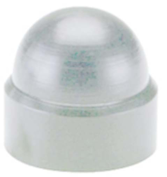 M6 DOME NUT COVERS WHITE