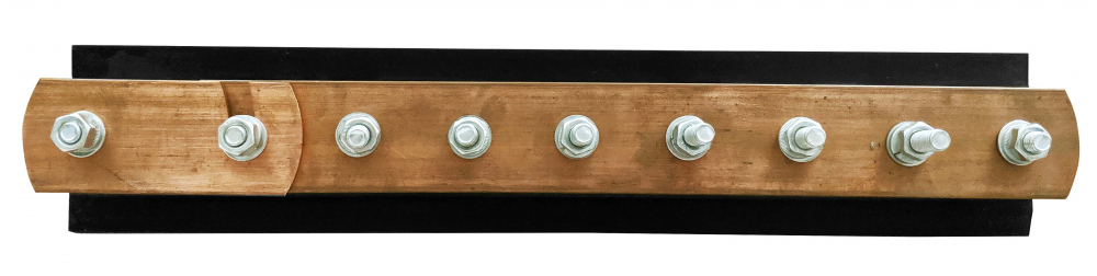 Earth Bar & Single Disconnection Link 8 WAY EARTH BAR SINGLE LINK 575MM ...