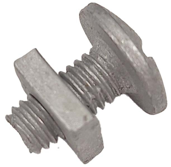 M6 X 12 HOT DIPPED GALV ROOFING BOLTS & SQ. NUTS