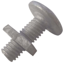 M6 X 16 HOT DIPPED GALV ROOFING BOLTS & SQ. NUTS