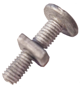 M6 X 25 HOT DIPPED GALV ROOFING BOLTS & SQ. NUTS