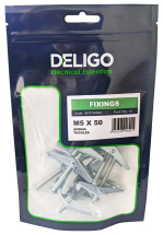 M5 X 50 SPRING TOGGLES (BOXED) Pack Qty 10