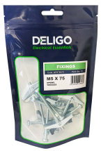 M5 X 75 SPRING TOGGLES (BOXED) Pack Qty 10