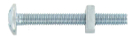 M6 X 16 ROOFING NUT & BOLT ZN