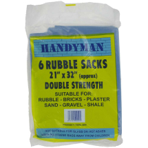 RSB RUBBLE SACKS (PACK OF 6)