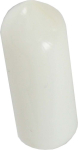 M6 STUD CAP 25MM FLEX PVC WHITE
