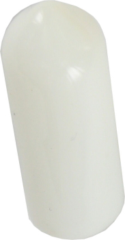 M8 STUD CAP 25MM FLEX PVC WHITE