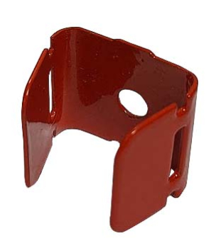 FIRE CLIP FOR TRUNKING RED COATED
