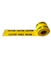 WARNING TAPE 150MM X 365MTR CABLE BELOW/CAUTION ELECTRIC