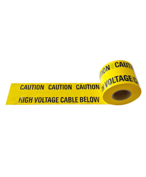 WARNING TAPE 150MM X 365MTR HIGH VOLTAGE CABLE BELOW