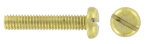 M4 X 40 BRASS PAN SLT M/SCREW