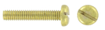 M4 X 6 BRASS PAN SLT M/SCREW