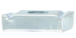 M6 PLAIN CHANNEL NUTS ZN