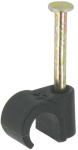 8MM ROUND CLIP BLACK