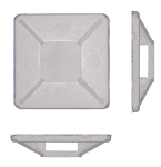 19MM NEUTRAL CABLE TIE BASES
