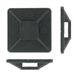 25MM BLACK CABLE TIE BASES