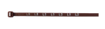 4.8 X 200 PRINTED CABLE TIE BROWN - PRINTED "L3"