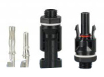 PANEL MOUNT SOLAR CONNECTORS MC TYPE 30AMP M/F   1 SET