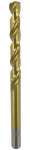 3mm TITANIUM COATED GROUND HSS DRILL