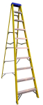 10 TREAD FIBREGLASS STEP LADDER