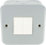 10A 2-G 2-W SWITCH METAL CLAD