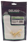 M10 X 50 BRASS NUTS, BOLTS & W Pack Qty 2