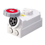 Industrial Interlocking Locking Switch IP67 5 Pin 415V-16A