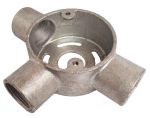 TEE & Extension Malleable Box 25mm