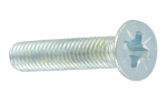 M4 x 12 Steel Pozi Countersunk Machine Screws