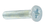 M6 x 25 Steel Pozi Countersunk Machine Screws