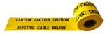 WARNING TAPE 150MM X 100MTR CABLE BELOW/CAUTION ELECTRIC