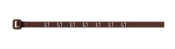 4.8 X 200 PRINTED CABLE TIE BROWN - PRINTED "L1"