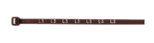 4.8 X 200 PRINTED CABLE TIE BROWN - PRINTED "L3"
