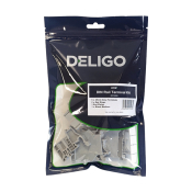 5 x 25mm Grey DIN Rail Terminal Kit