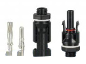 PANEL MOUNT SOLAR CONNECTORS MC TYPE 30AMP M/F   1 SET