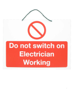 ELECTRICIAN WORKING (152 X 229) RIGID 1