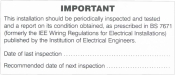 PERIODIC INSPECTION (130 X 55) RIGID PK 5