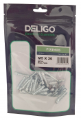 Metal Wall Plugs M5 x 30mm (Pack of 40)