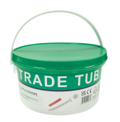 TRADE TUB - 400 X RED PLUGS + 400 X 8 X 1 1/2 SCREWS