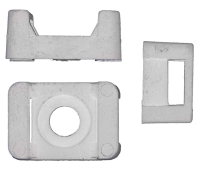 Nylon Cable Tie Saddle - Neutral