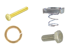 Brass, A2, and HDG Fasteners