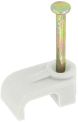G-RAFF Flat TE Cable Clips White