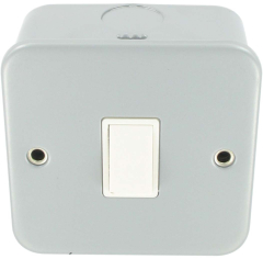 Metal Clad Double Pole Switch 20 Amp