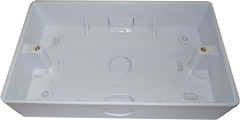Decoduct Universal Surface Boxes - 2 Gang Round