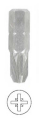 2 X 1 POZI SCREW DRIVER BIT