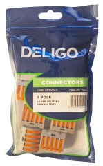 5-Pole Lever Connector Pack (10pcs)